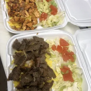 Chicken &amp; rice/ lamb &amp; rice