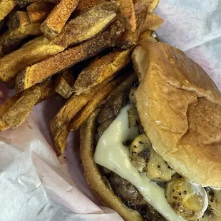 Mushroom &amp; Swiss Burger