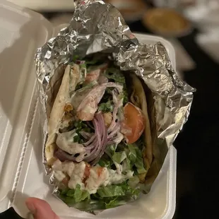 Chicken gyro