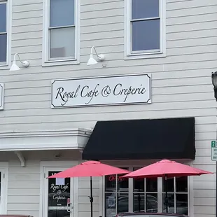 the outside of the building