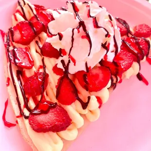 Bavarian cream crepe