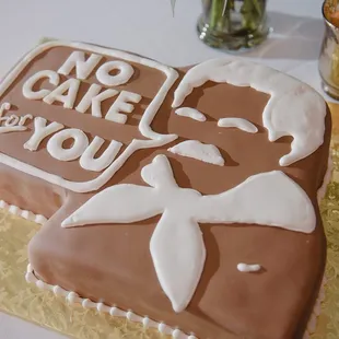 Our Seinfeld themed grooms cake :)