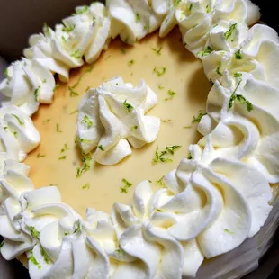 Key lime cheesecake