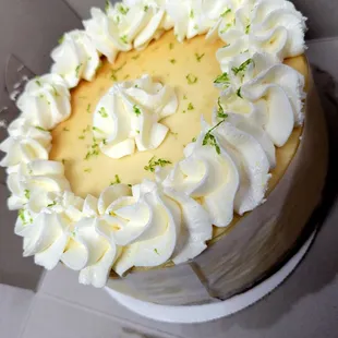 Key lime cheesecake