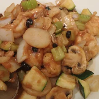 Shrimp with Black Bean Sauce