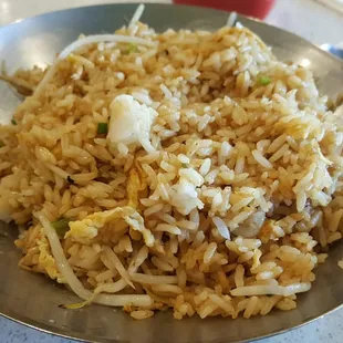 This is all the rice.... A ton of it so many bean sprouts