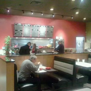 interior, sushi and sashimi