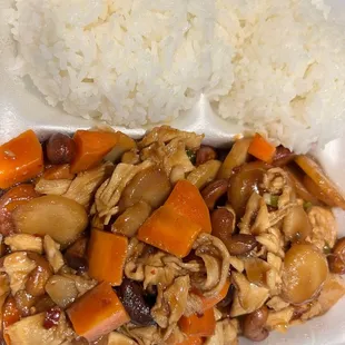 4/24/23 C1. Chicken with Cashew Nuts (-green pepper ) $10