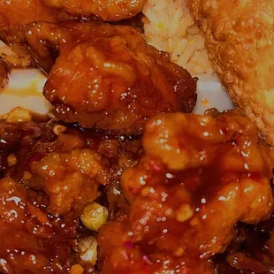 C8. Orange Chicken F2. Plain Fried Rice A2. Beef Egg Roll