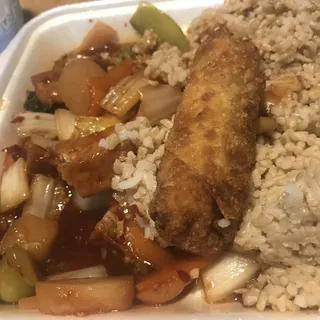 V2. Veggies and Tofu in Garlic Sauce