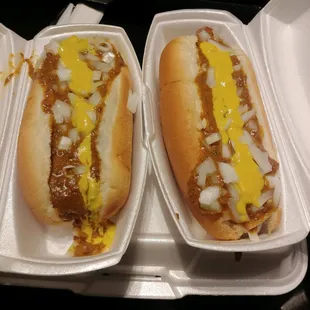 2 Coney Island dogs