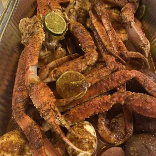 Snow crab, shrimp and sausage