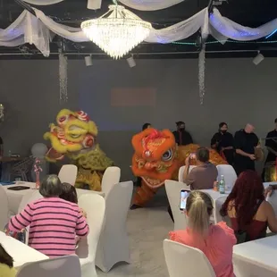 Main room of the venue. Simple yet elegant.