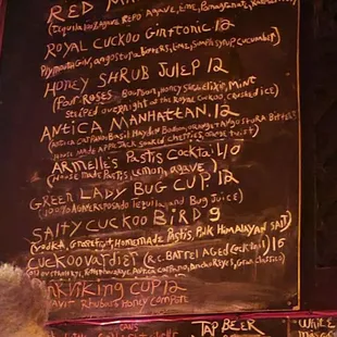 Menu October 2021