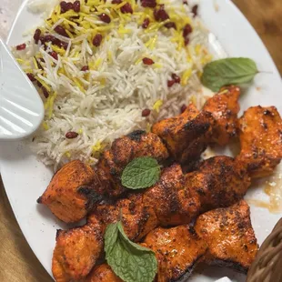 Chicken Kabob Plate