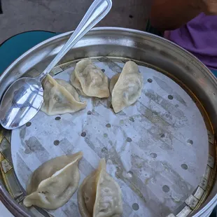Steamed dumplings!