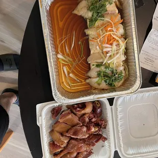 sushi and sashimi, food