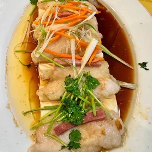 C01. Steamed Fish Fillet with Tofu