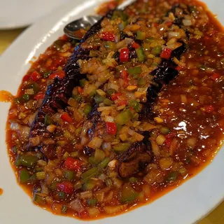 C08. Signature Eggplant with Homemade Sauce