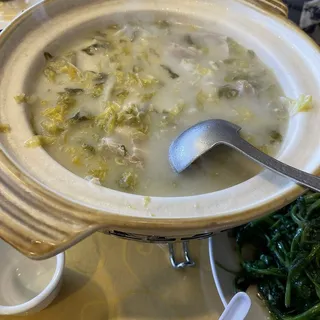 E06. Stewed Quick Boiled Pork with Pickled Cabbage