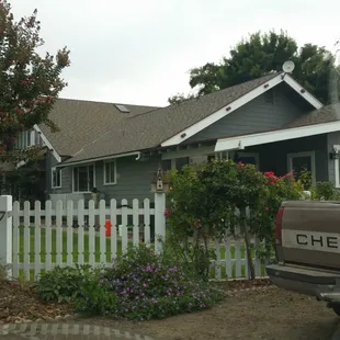 Family run business, the home is next to the fields and small berry shed.