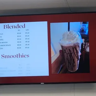 Menu for Cafe Rome  July 17, 2024