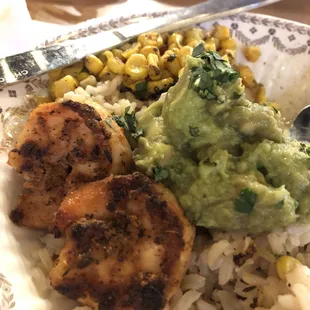 Blackened Shrimp Bowl
