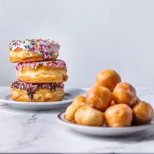 donuts, dough desserts, food