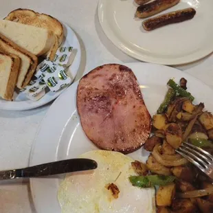 Traditional American Breakfast