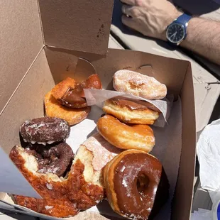 Dozen of mixed donuts
