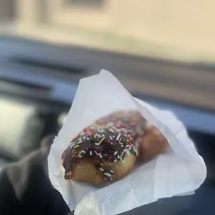 Sprinkle bar donut