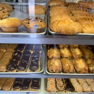 a variety of baked goods