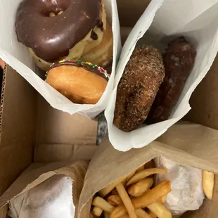 Get donuts and dinner!