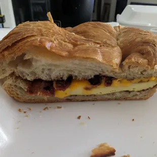 Bacon Egg and Cheese Croissant