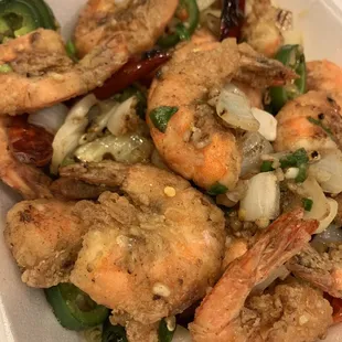 Salt and pepper shrimp