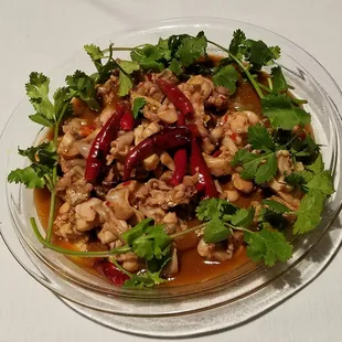 spicy Szechuan fish fillet