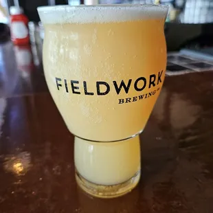 Fieldwork Brewing Company Hazy IPA! Many Fieldwork beer selections too choose from.