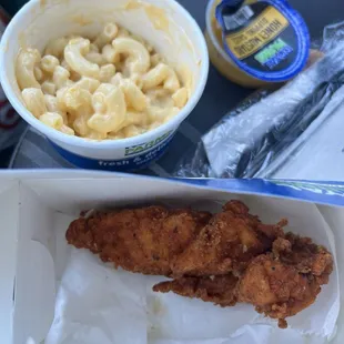 Two piece tenders box with choice of side and dipping sauce