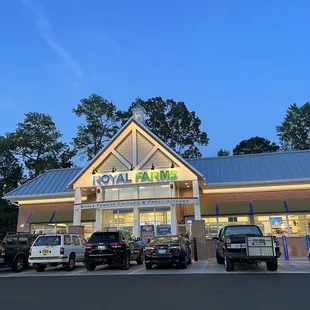 Outside