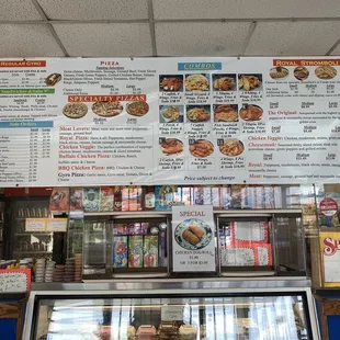 the menu