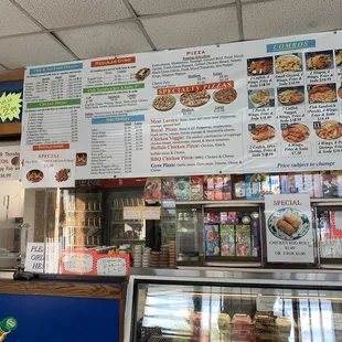 the menu