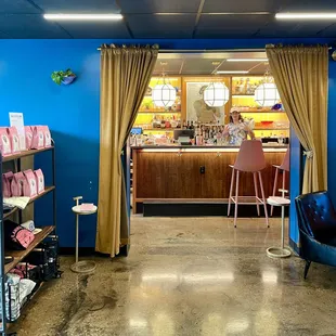 Royal Flamingo Coffee House shares a space with eclectic and cool I Like It Like That Bar