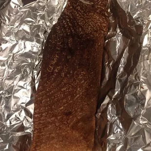 Masala dosa (slightly charred)