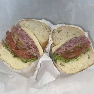 Half cold Italian (asked for dressing on the side)