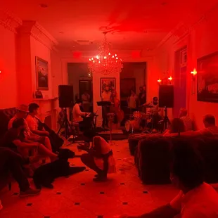 Stumbled upon a live jazz concert last night while we were on Frenchmen Street.