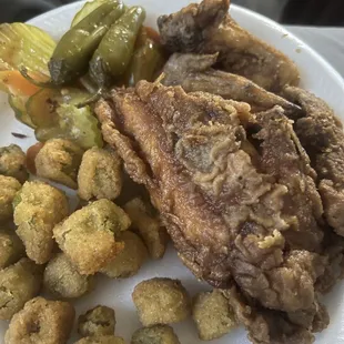 Okra and chicken