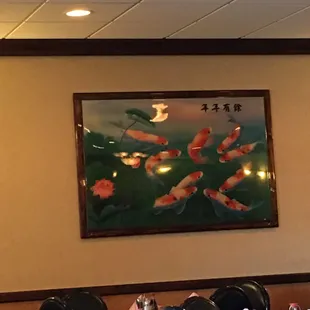 Nice koi fish painting.