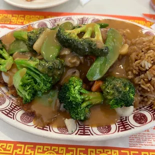 Egg foo young with veggies