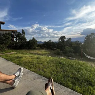 Tin cup sunset patio