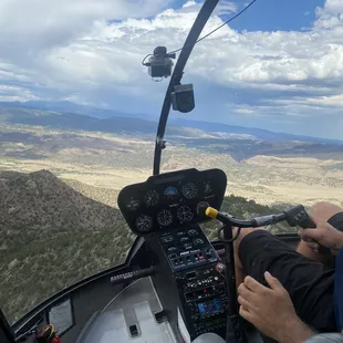 View from the helicopter